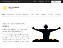 Tablet Screenshot of imorecords.com